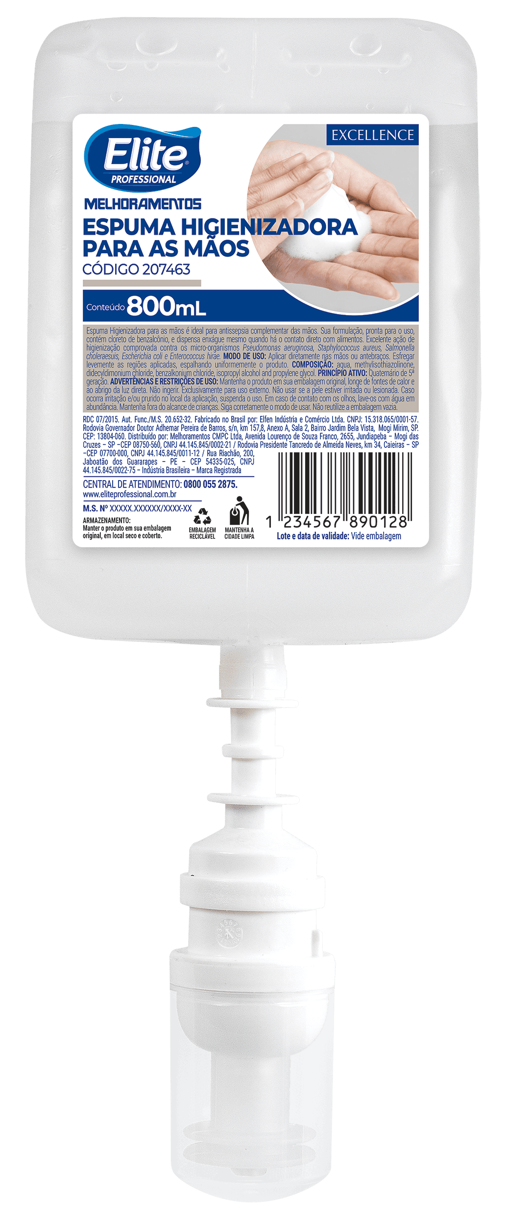 Espuma Higienizadora 800 mL