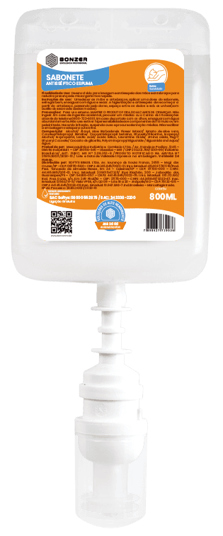 Sabonete Espuma Antisséptico 800 mL