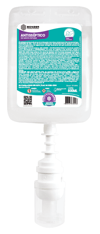 Álcool Espuma Antisséptico 800 mL