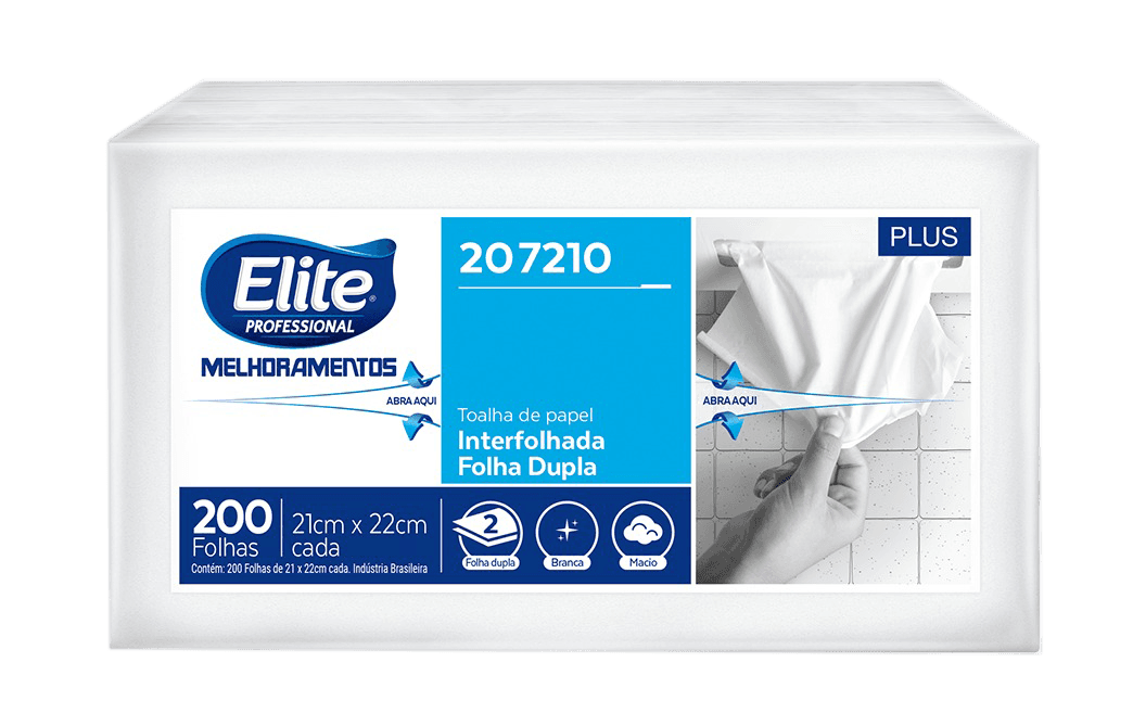 Toalha Interfolhada Folha Dupla