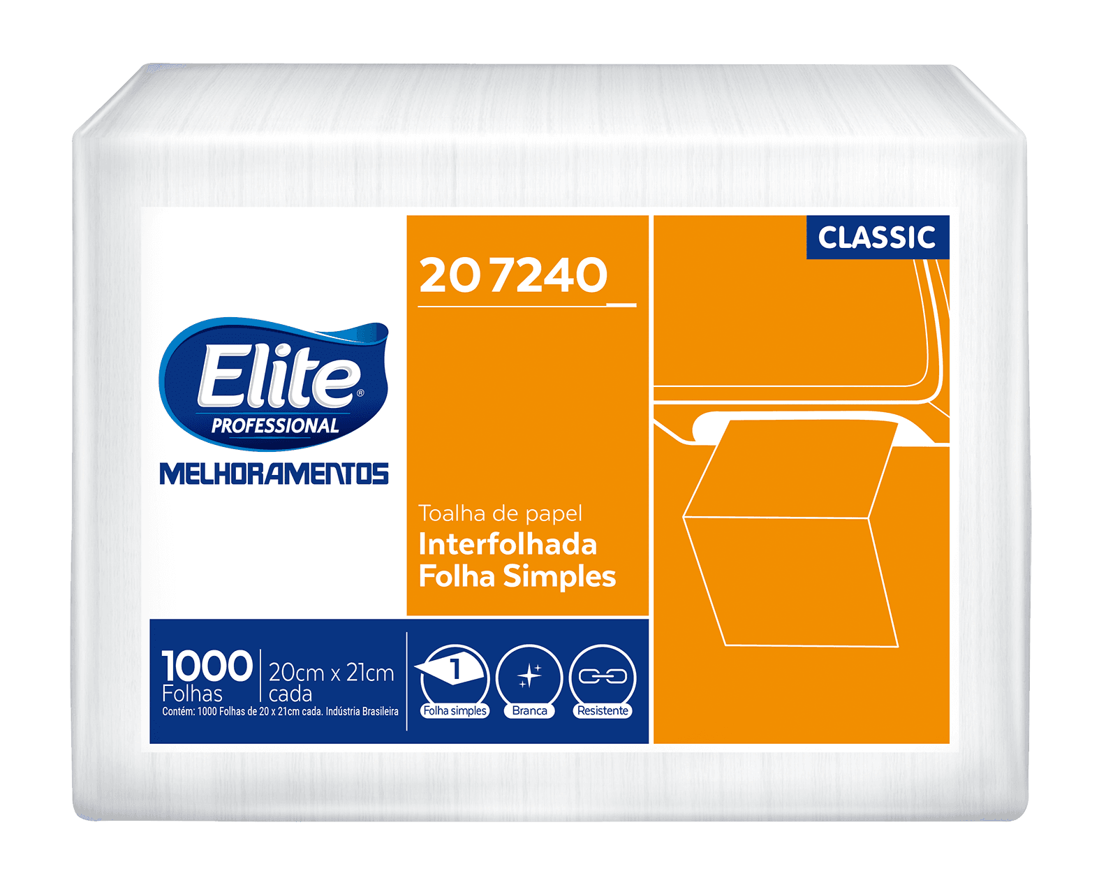 Toalha Interfolhada Folha Simples